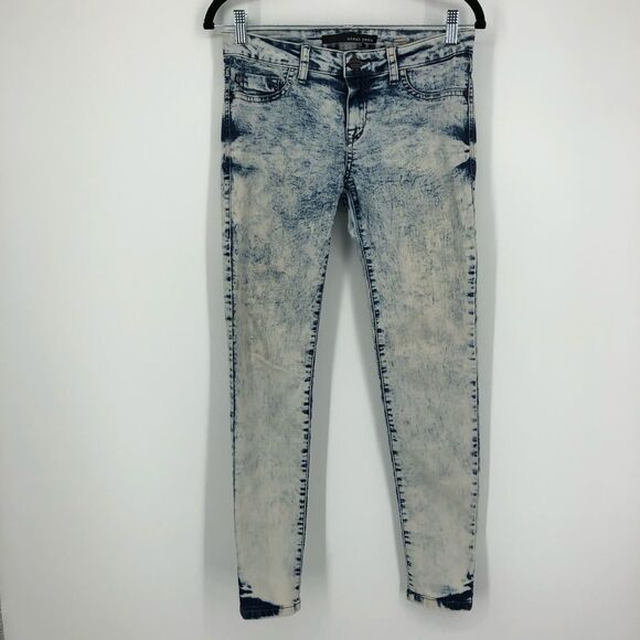 SNEAK PEEK‎ Acid Wash Skinny Fit Jeans - Picture 1 of 10